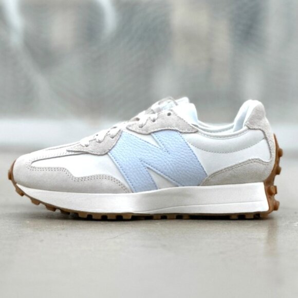 New Balance 327 Womens Casual Sneakers Shoes Moonbeam Ice size 11 NEW - Picture 2 of 8
